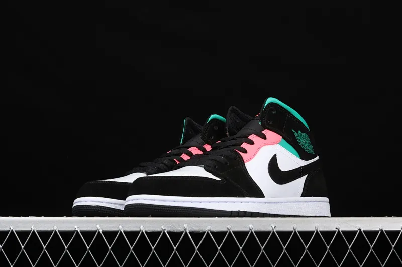 All categories Air Jordan Jordan series basketball shoes Air Jordan 1 Mid Air Jordan 1 Mid "South Beach" AJ1 Joe 1 New South Coast 852542-116